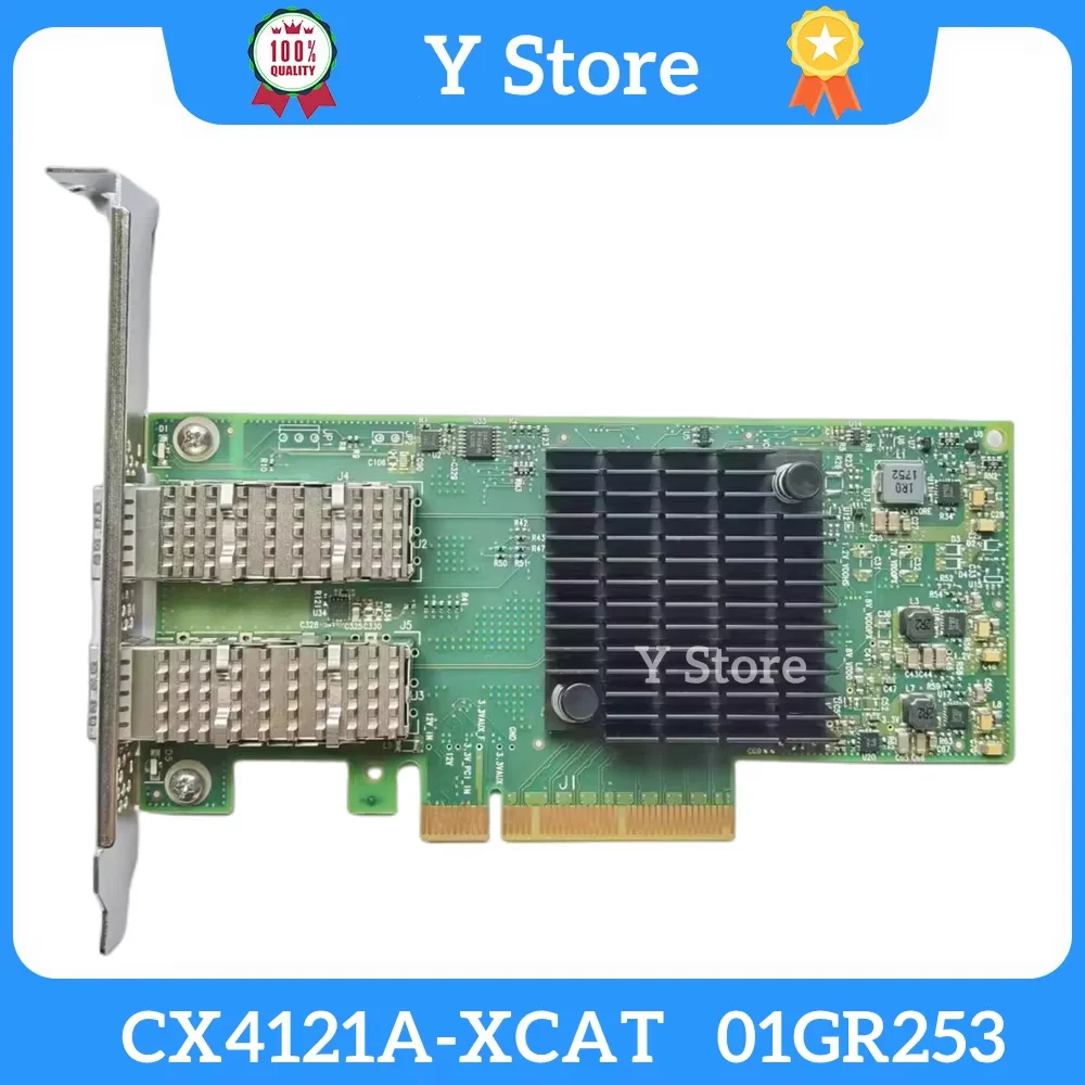 

Y Store For Mellanox CX4121A-XCAT 01GR253 10/25G Dual-port Optical Fiber Network Adapter Fast Ship
