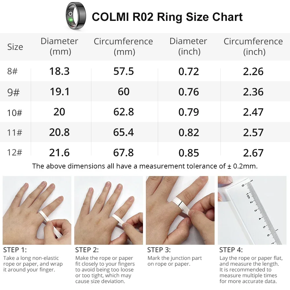 Zordai R02แหวนอัจฉริยะเกรดทหารเปลือกเหล็กไทเทเนียม IP68ตรวจสอบสุขภาพกันน้ำโหมดกีฬาการนอนหลับของผู้ชายผู้หญิง