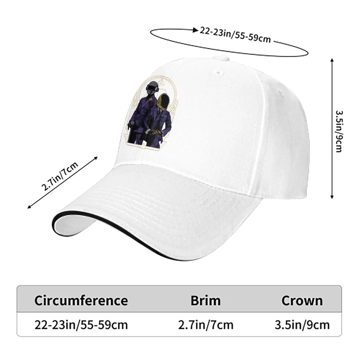 Gentleman After All Baseball Cap Men Hats Women Visor Protection Snapback Daft Punk Caps