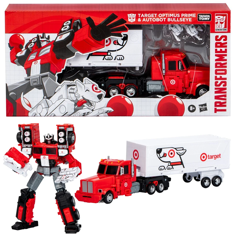 

[In-Stock] Hasbro Transformers Collaborative Target Optimus Prime & Autobot Bullseye Exclusive 18cm Action Figure Model Toys