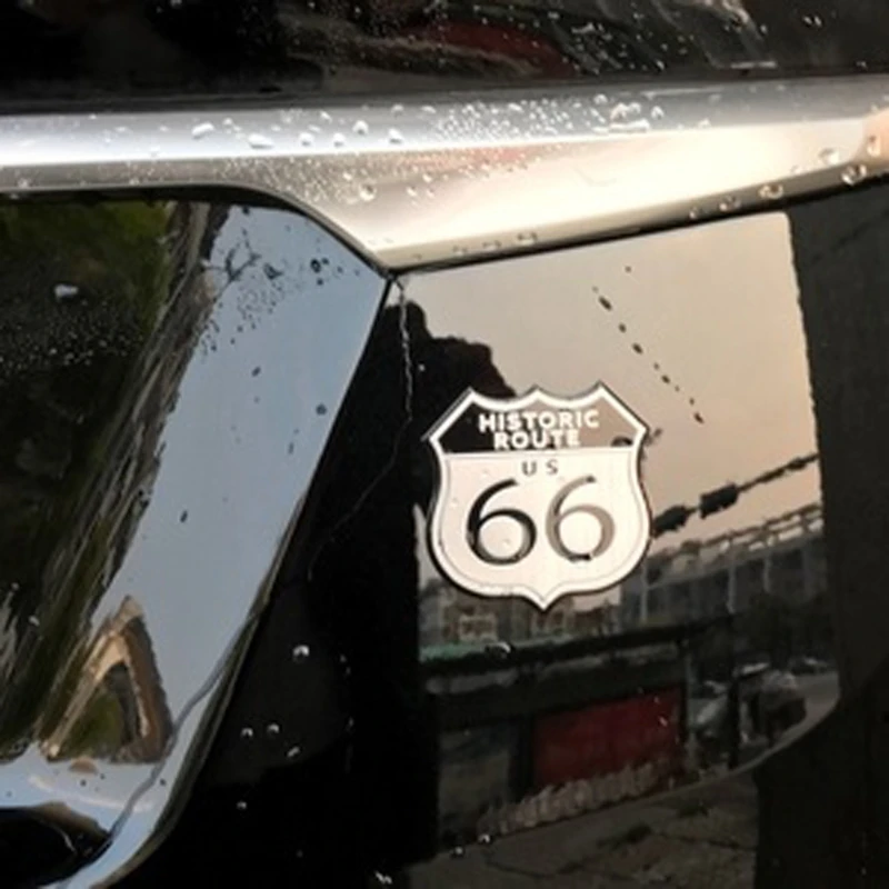 G7NA 3D emblema coche pegatina calcomanía Metal Ruta 66 para UU.