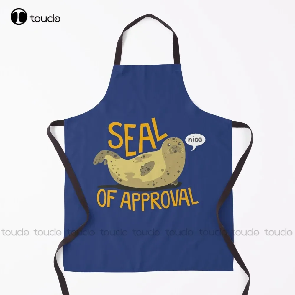 جديد ختم الموافقة على الحيوان المحيط Pun مضحك لطيف المئزر خادم مآزر للجنسين #1