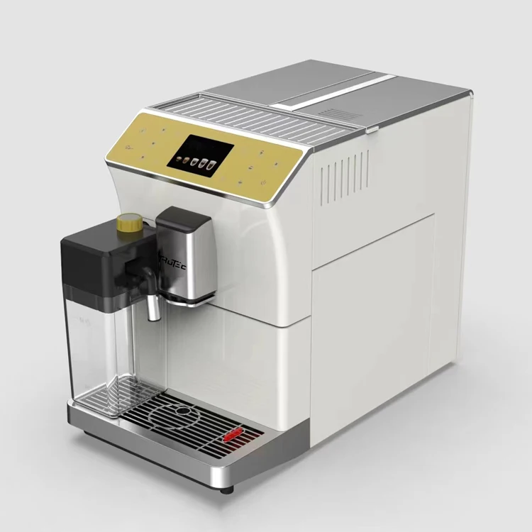 

Coffee Machine Touch Screen Automatic Coffee Maker with Italian Type Small Coffee Grinder Clean Function