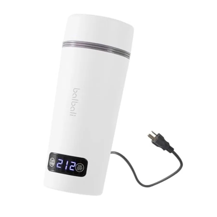

Dual Voltage Travel Kettle 100-250V - 12oz Portable Water Boiler/Warmer/Heater for Boiling Water - 4 Preset Temperature Control