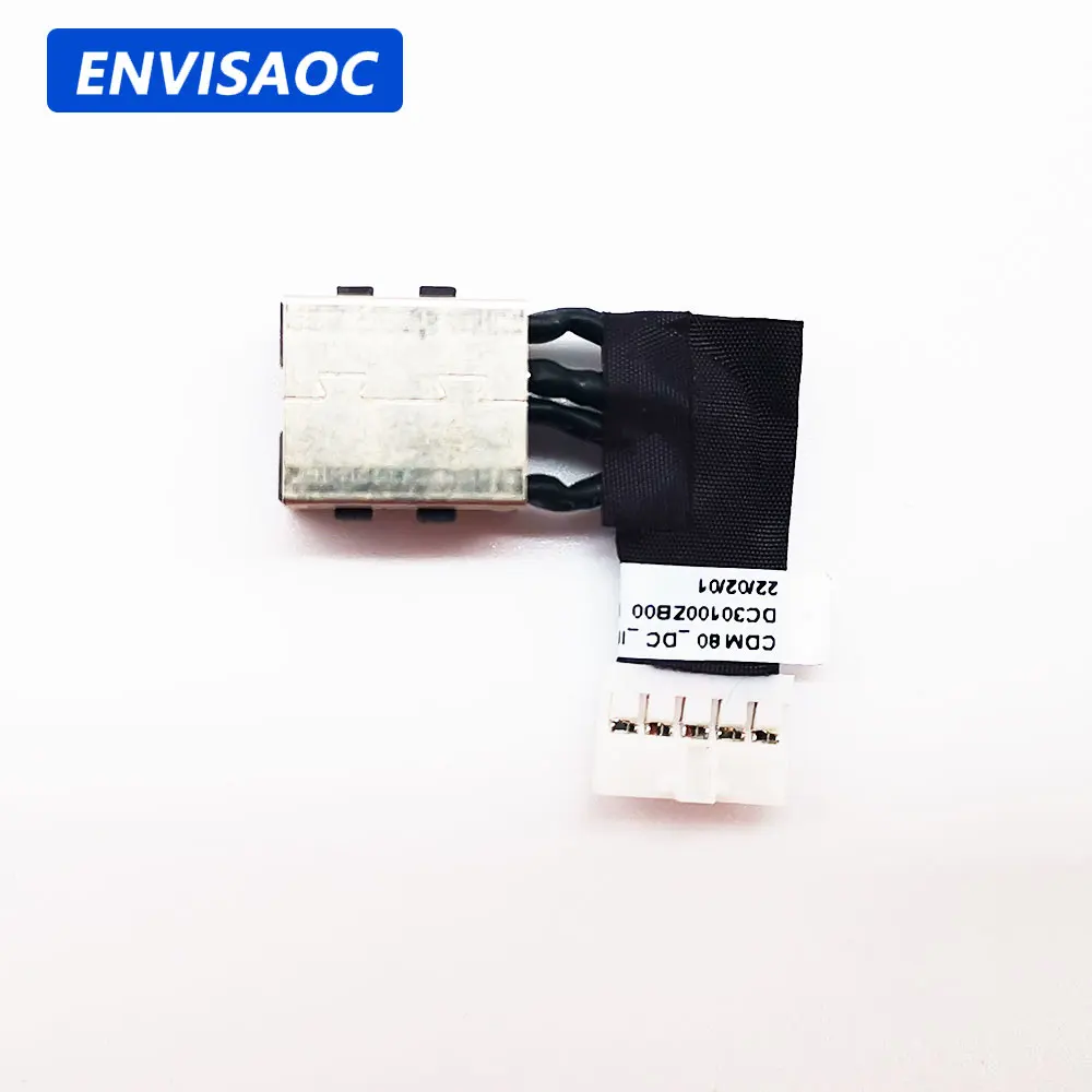 

DC Power Jack with cable For Dell E5580 5590 5591 Precision M3520 M3530 098C6H laptop DC-IN Charging Flex Cable