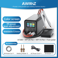 AWithZ UF20B Spot Welder Farad Capacitor Spot Welding Machine 18650 Lithium Battery DIY Nickel Sheet Welding Machine AC110~240V