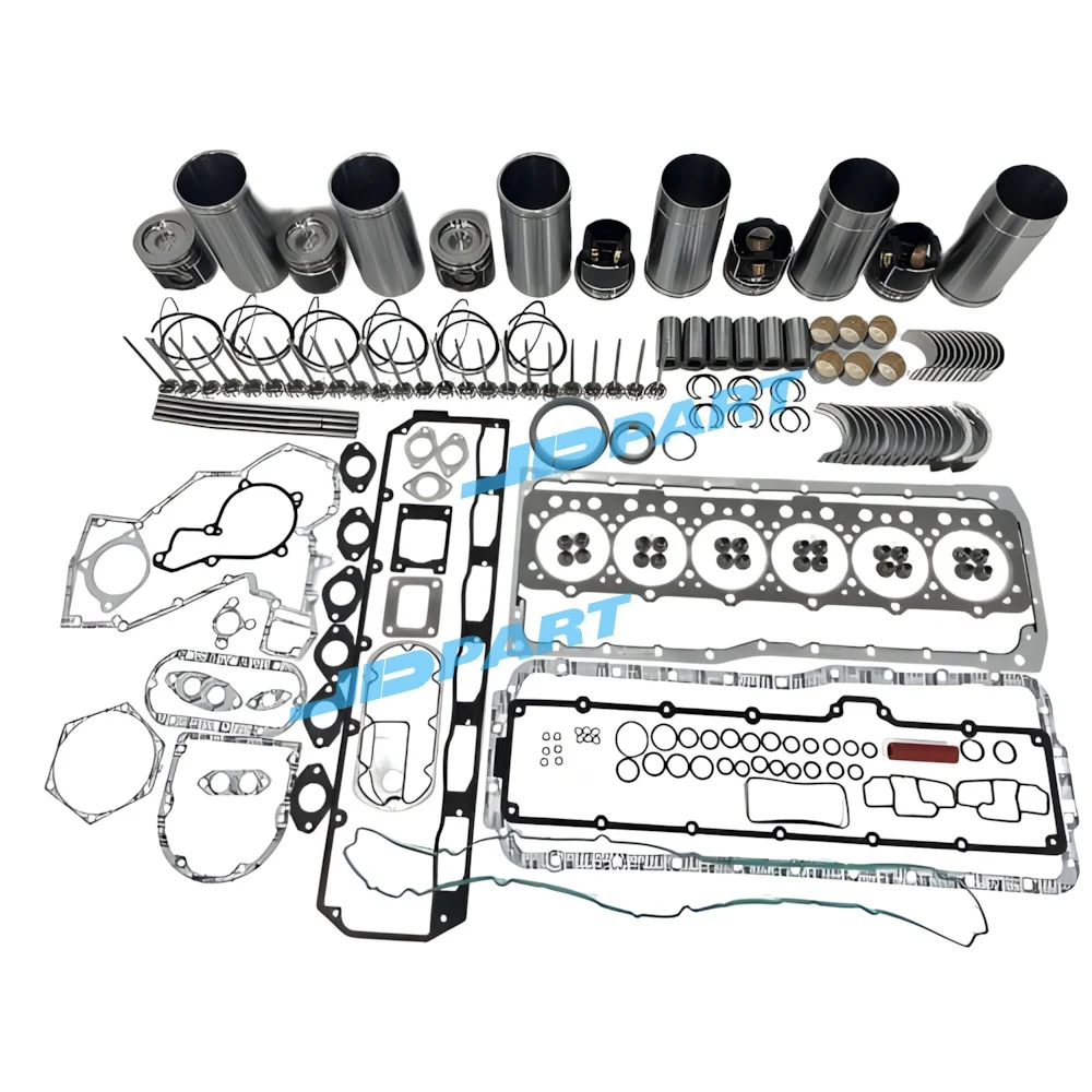 6090H Cylinder Liner Kit With Gasket Set Bearing&Valves&Guides For John Deere