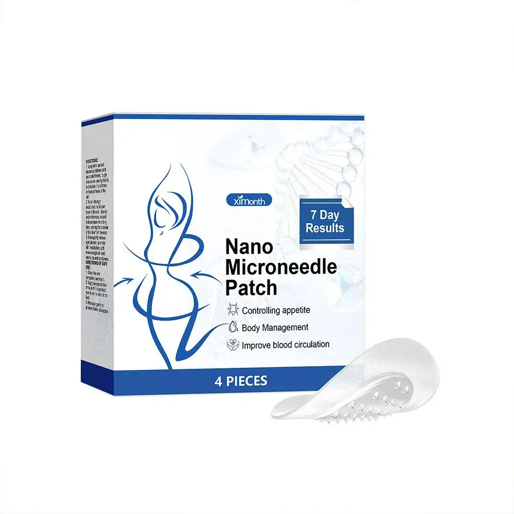 

1-10 коробок, пластырь для похудения с нано-микроиглами, пластырь с микроиглами для сжигания жира и похудения, пластыри для улучшения линии тела