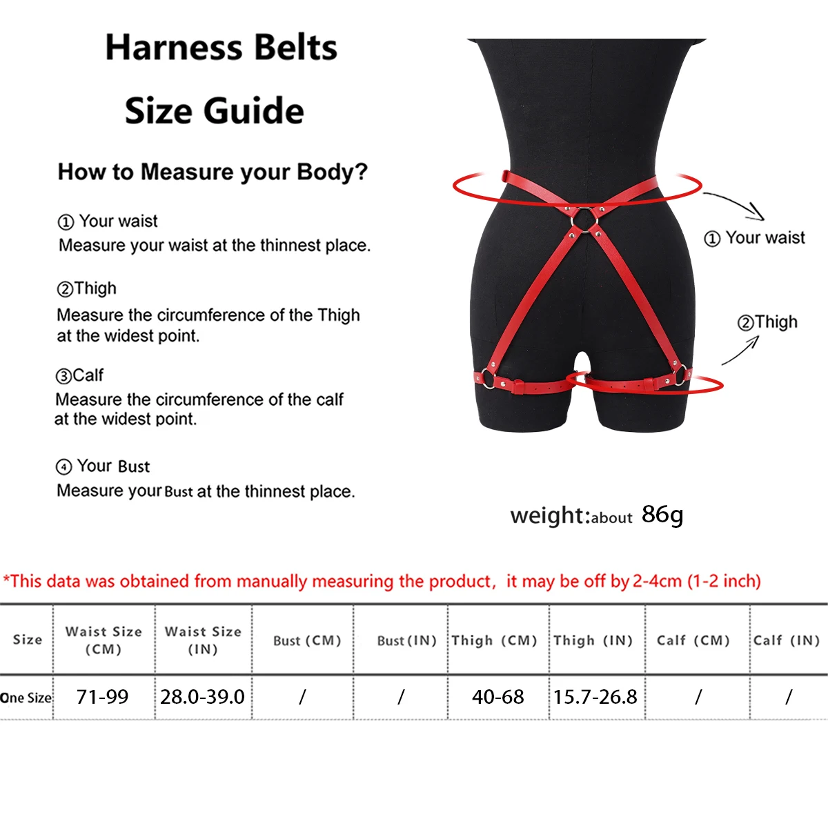 Women Sexy Bondage Leg Harness Decoration Trend Punk Waist to leg Belt Caged Thighgarter Belt straps Goth Clothing Accessories