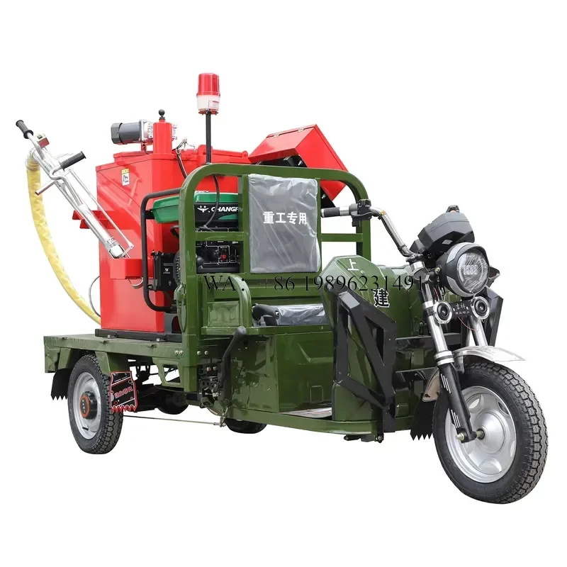 Wmwmnu High Quality Driving 120L Asphalt Pump Engine Crack Sealing Road Crack Repair Equipment