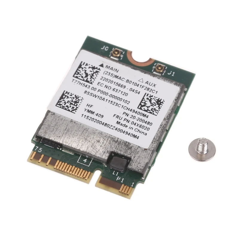 BCM94352Z BCM94352 04X6020 NGFF 867Mbps 802.11AC Bluetooth 4.0 Tarjeta Wlan para IBM