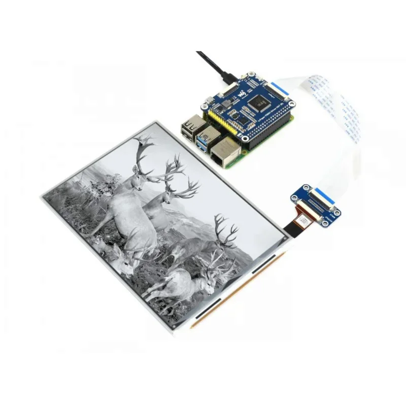 

Waveshare 7.8inch E-Ink display HAT for Raspberry Pi, 1872*1404 resolution,IT8951 controller, USB/SPI/I80 interface