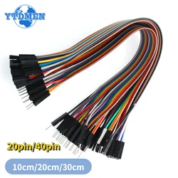 Dupont Line 10cm/20cm/30cm Jumper Wire Dupont Cable Male To Male+Female To Male + Female To Female 20/40pin for Arduino DIY KIT