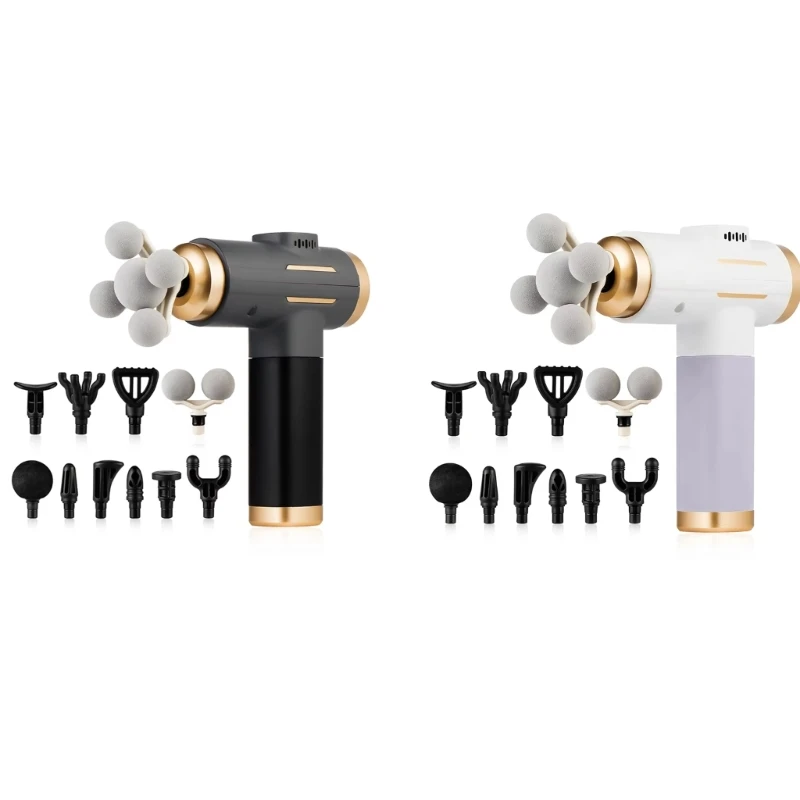 

Y88A Professional Massage Tool 11-IN-1 Electric Massagers 3200RPM Vibrations For Muscle Relaxation And Recovery