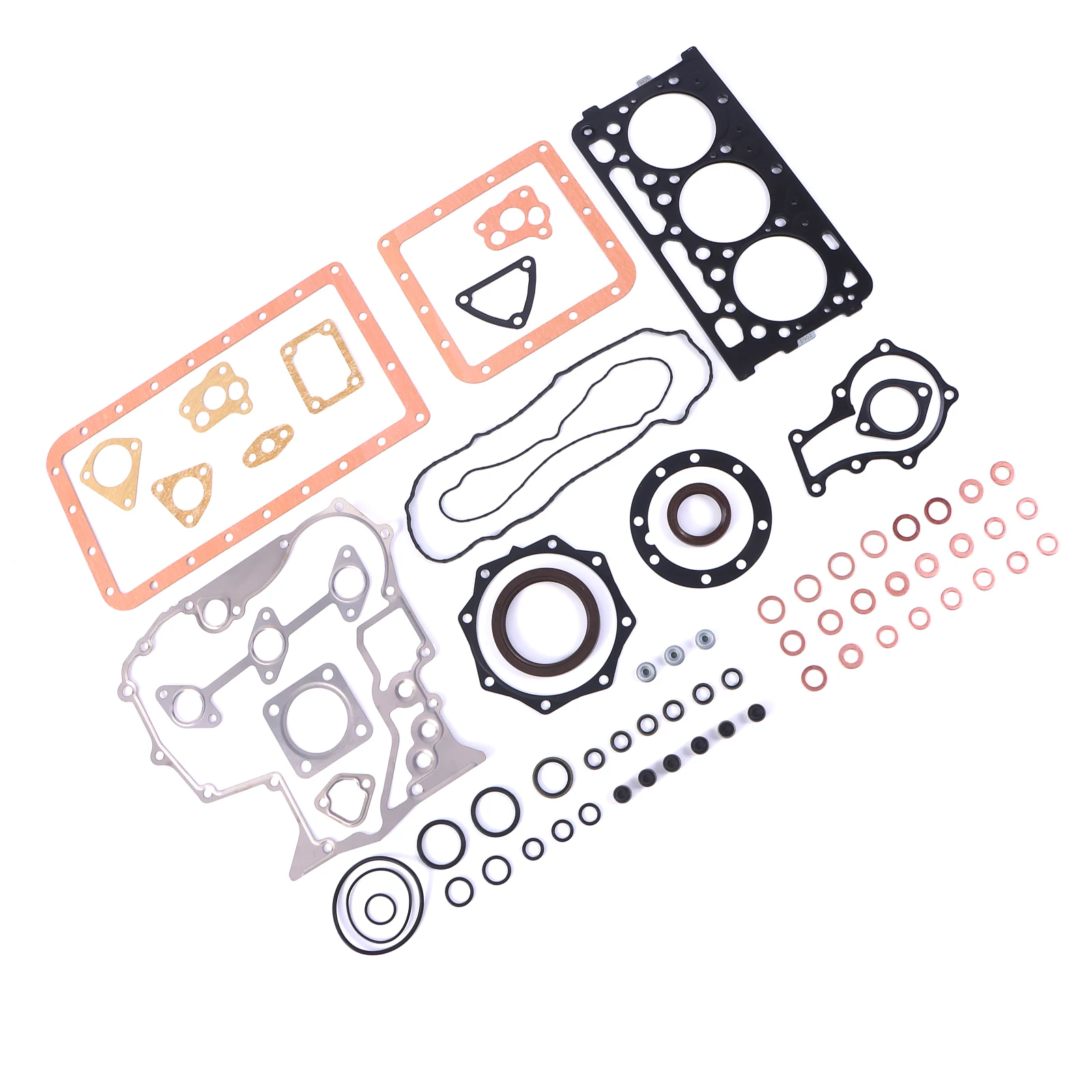 ชุดปะเก็นเครื่องยนต์ 1G823-99350 สำหรับรถแทรกเตอร์ Kubota KX41-3 BX25 และรถอเนกประสงค์ BX2230D BX2350D ชุดซ่อมบำรุงเครื่องยนต์