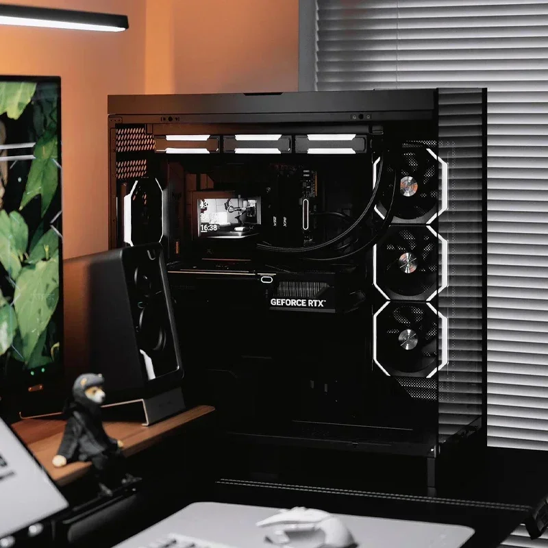 L70 black high-end sea view room computer host 9800X3D 5080 high-value desktop