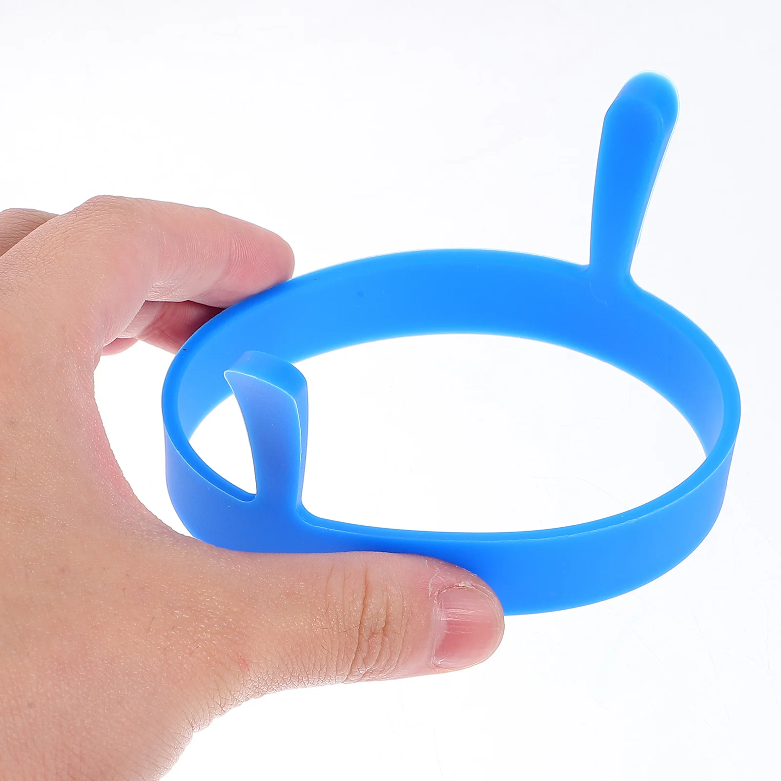 

4Pcs Egg Rings Silicone Nonstick Kitchen Egg Cooking Molds with Handle for Fried Eggs Pancakes Breakfast Cooking Gadgets