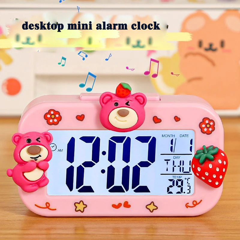 

Детский электронный маленький будильник для девочек, новые настольные часы для студентов, таймер для пробуждения и артефакта для мальчиков