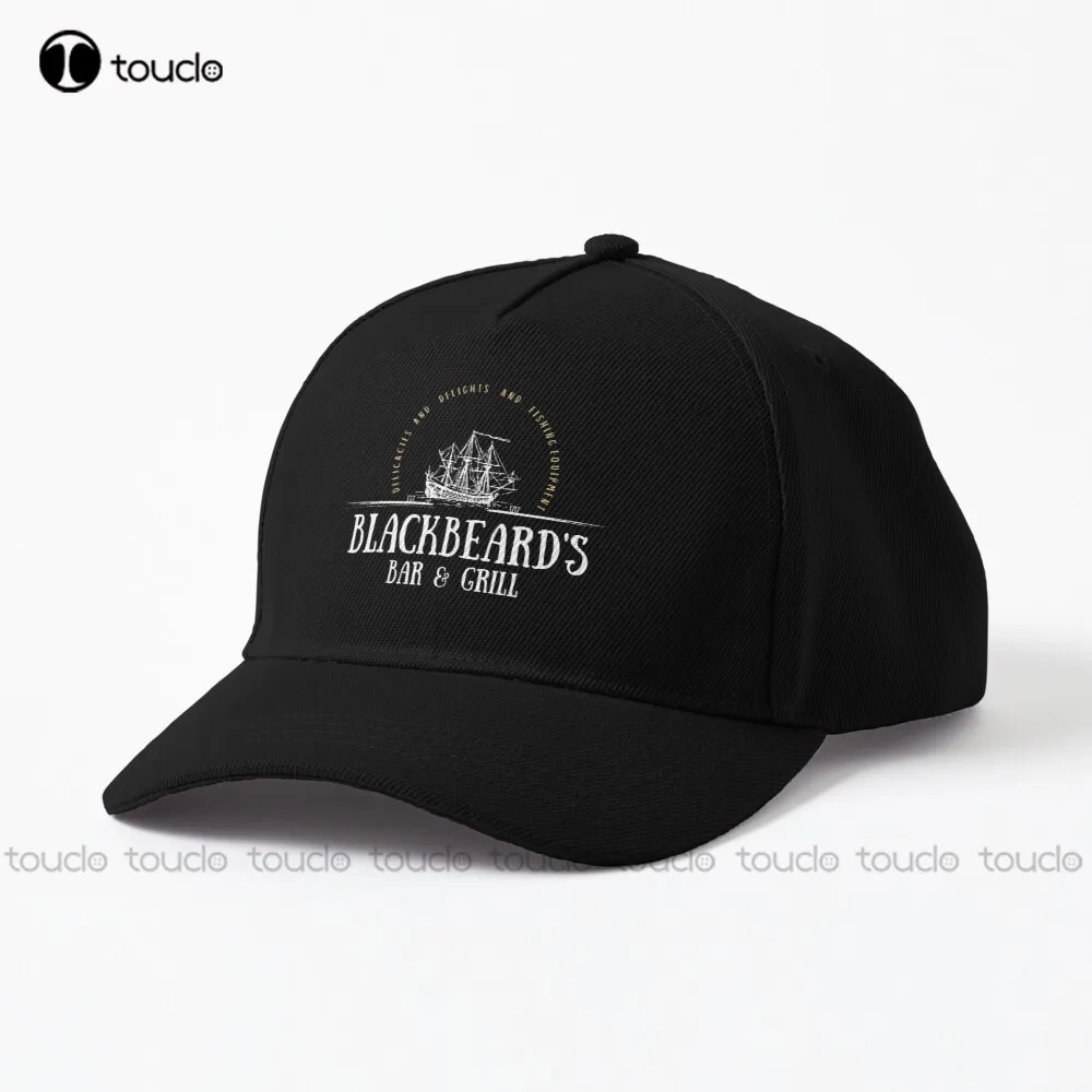 Blackbeard'S Bar And Grill Our Flag Means Death Dad Hat Black Hats For Men Cotton Outdoor Simple Vintag Visor Casual Caps Sports