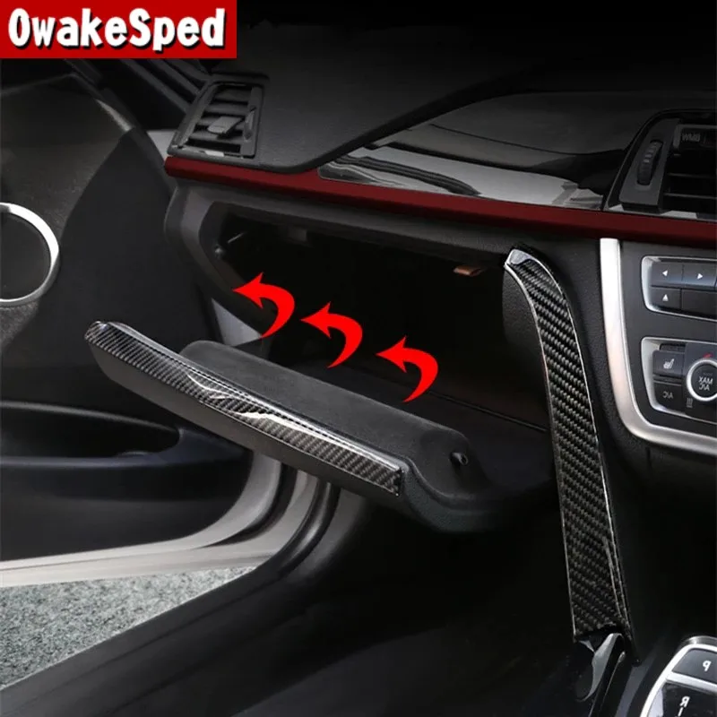

Центральная Автомобильная консоль Co-pilot Dasboard, коробка для хранения, рамка, полоса, декоративная отделка для BMW 3 серии F30 2013-2019, аксессуары для интерьера