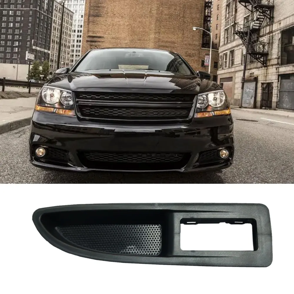 Black Plastic Front Right Window Switch Switch Bezel Part Bezel Accessory 68223848AA for 2011-2014 Dodge Avenger Chrysler 200