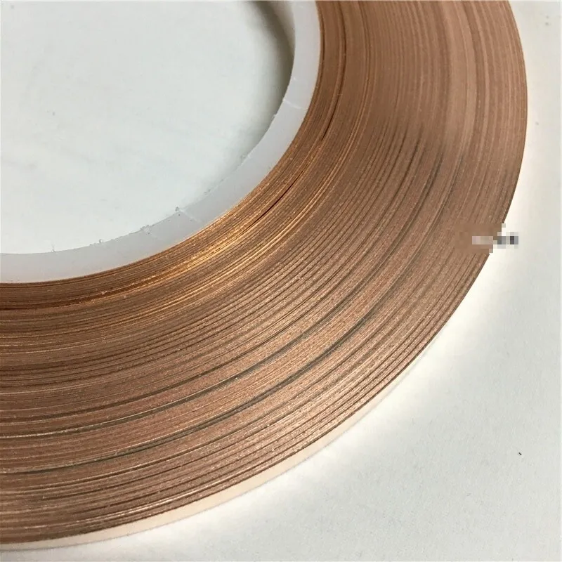 1 Meter T1 T2 Copper Strip Soft M Easy Welding 5 10 15 20 30mm Width Pure Copper Foil Bar