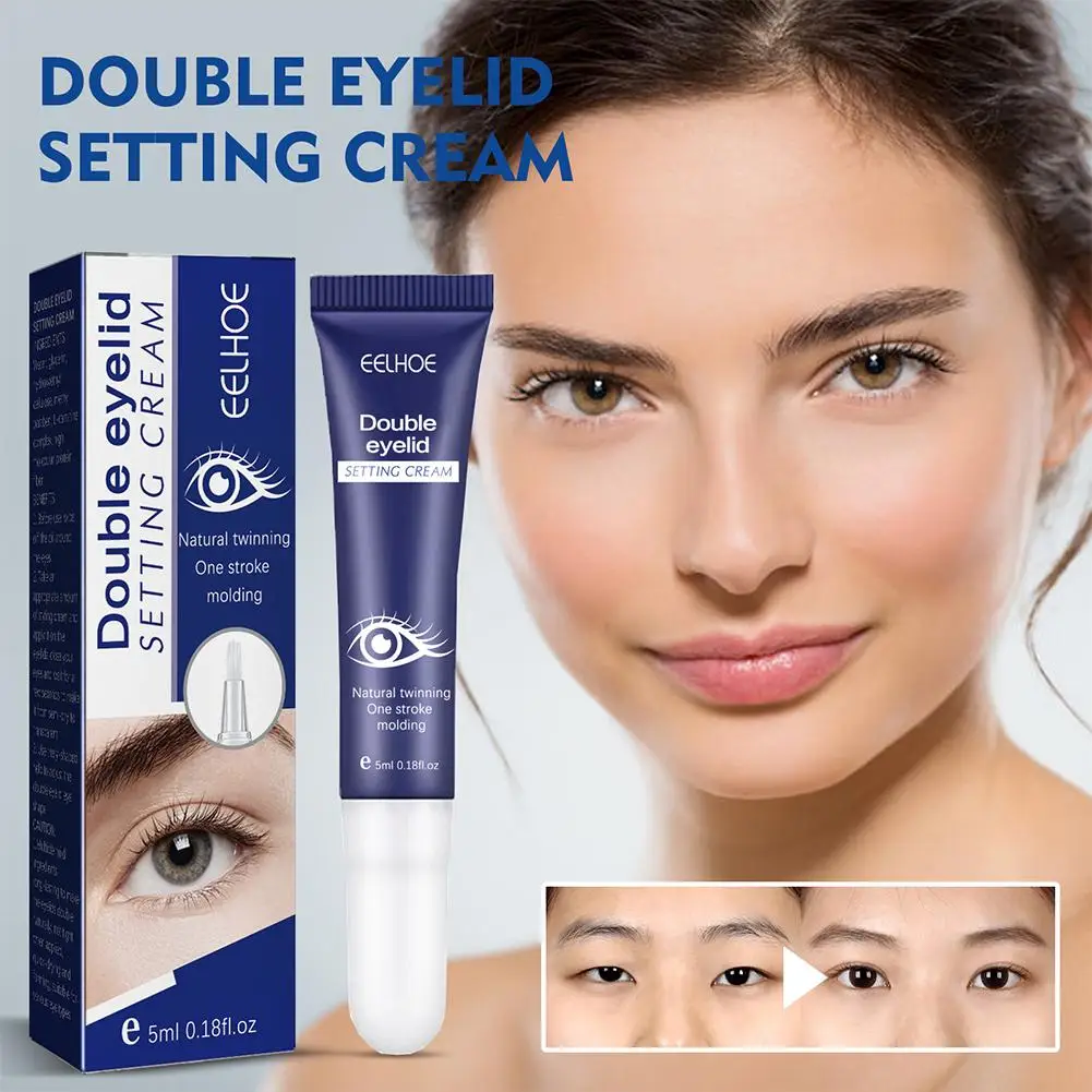 ครีมปรับรูปตาสองชั้นแบบมองไม่เห็น ยกกระชับเปลือกตาแบบธรรมชาติ ติดทนนาน แห้งเร็ว กันน้ำ เครื่องสำอาง อุปกรณ์แต่งหน้า
