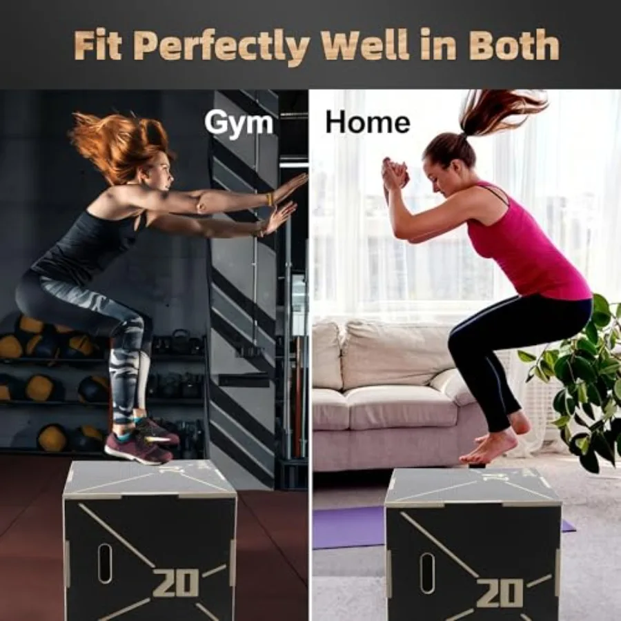 Non-Slip Wood Plyometric Jump  – Home Gym Jump Box Bewertung und Preis