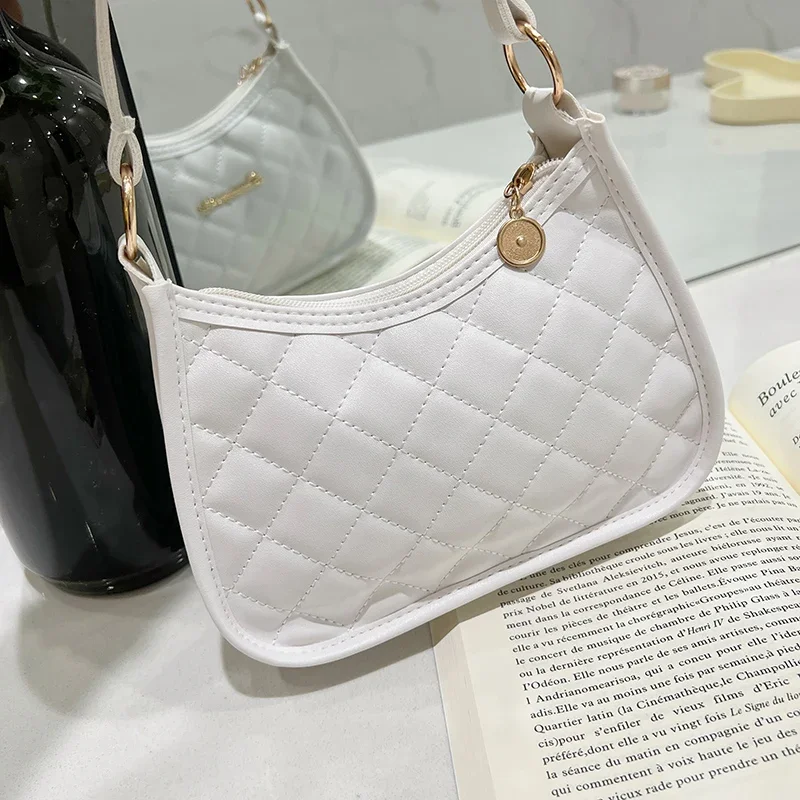 Damen Retro Schultertasche, Achseltasche, Modisches Design, Umhängetasche – Detail 12