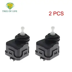 1/2x Front Headlight Level Adjustment Motor For AUDI A6 C5 1997-2005 SKODA Fabia I 6Y 1999-2007 6Y0941295 4B0941295B