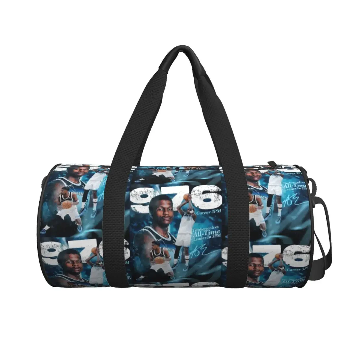 

Minnesota Timberwolves Ant Keeps Breaking Anthony Edwards Large Duffle Gym Bag Duffle Travel Bags Handbags Fitness bag