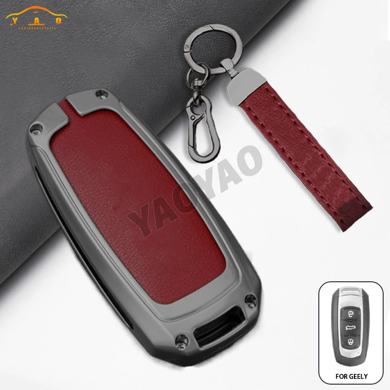 

Fashion Car Remote Key Case Cover Shell For Geely Atlas Boyue NL3 EX7 Emgrand X7 EmgrandX7 SUV GT GC9 Borui Peotect Keyless