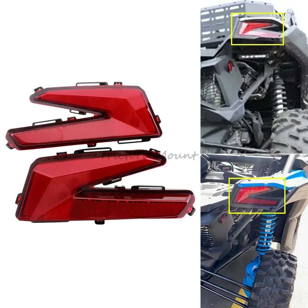 LED Tail light For Can Am Maverick X3 R Max RR Turbo 2017-25 ATV UTV Rear Tail Brake Lights Lamp Accessories 710004743 710004744