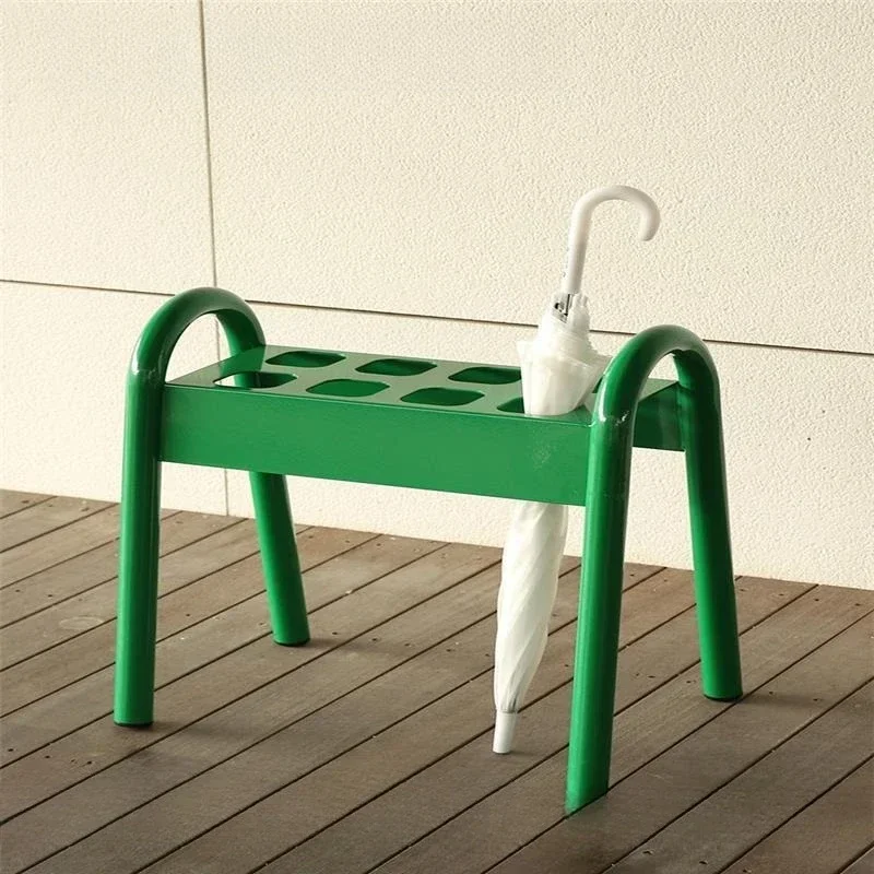 Umbrella stand, floor-to-ceiling vertical door display stand, industrial wind billboard metal rack