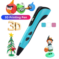 3D Printing Pen with 10M PLA Consumables Filament  3D Graffiti Tool Intelligent Toy Christmas Birthday Gift New Year's Gift