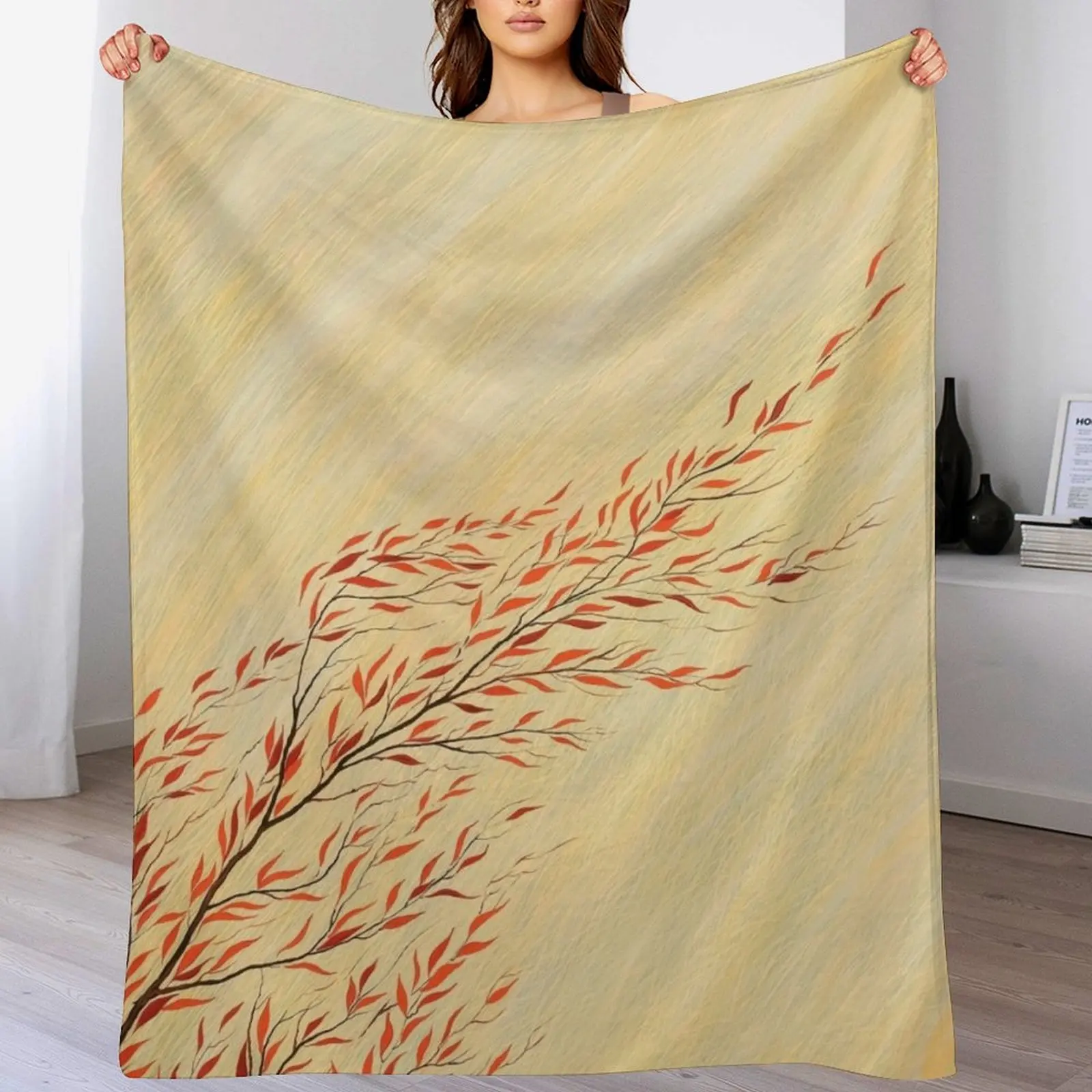 

A Pleasant Breeze Throw Blanket Thin Soft Blanket for Summer Night Sleeping