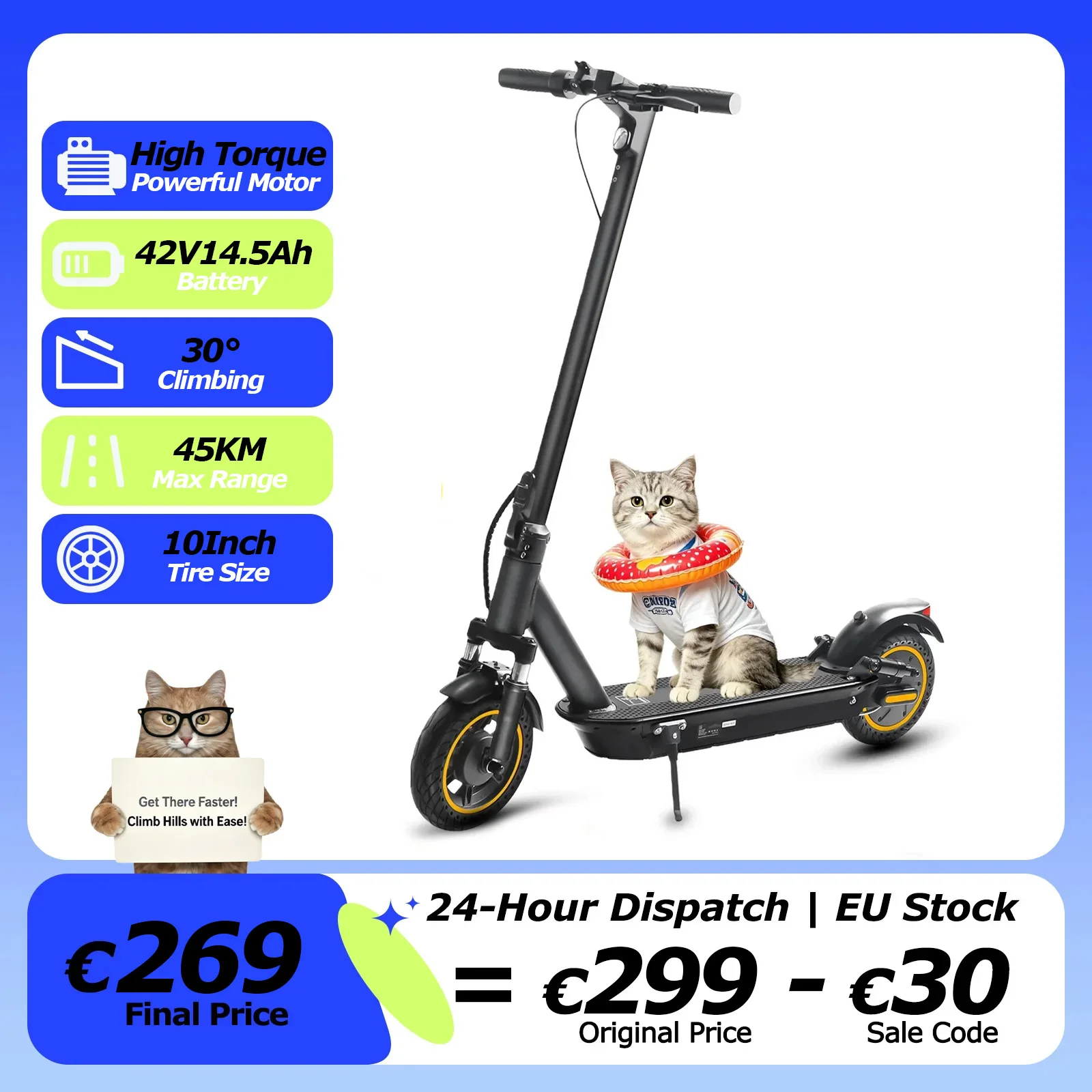 Image of AOVOPRO TX01 Elektroroller Leistungsstarker Motor Hohe Geschwindigkeit 25 km Reichweite 36V7.8AH Hochkapazitätsbatterie 8,5-Zoll-Reifen Intelligenter Faltbarer E-Scooter mit App