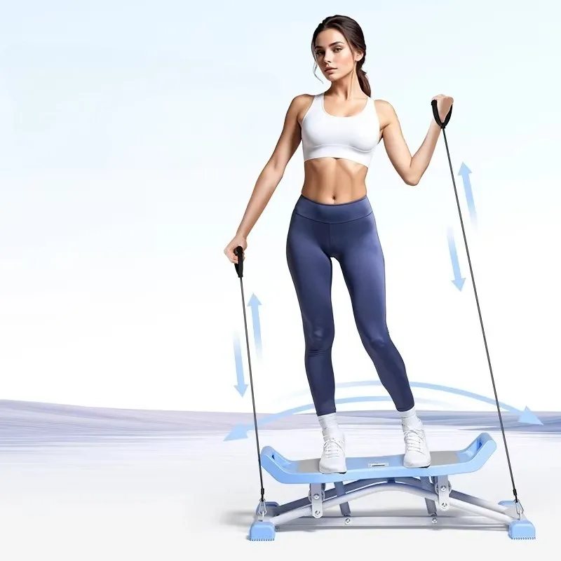 Standing Waist Twisting Trainer Abdominal Sculpting Rotatable Structure For Daily Household Weight Loss Fitness Practice