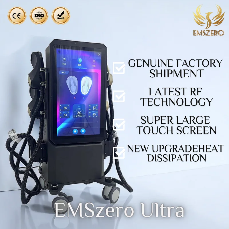 

Emszero Machines 2024 15Tesla Professional 6500 Вт для похудения тела Nova RF Muscle EMS электромагнитная стимуляция