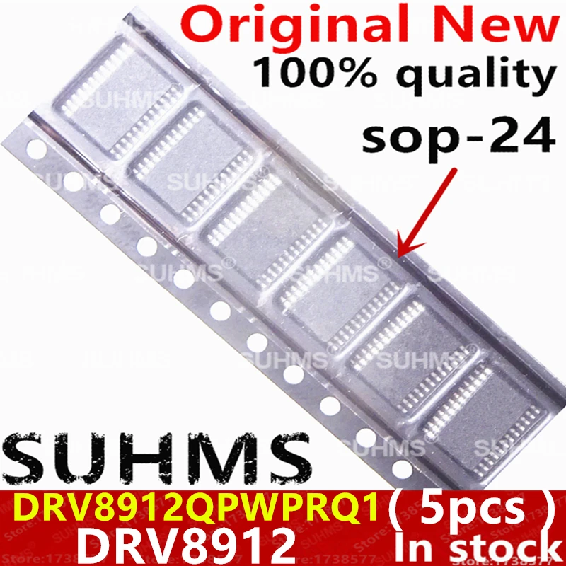 (5piece)100% New DRV8912QPWPRQ1 DRV8912 sop-24