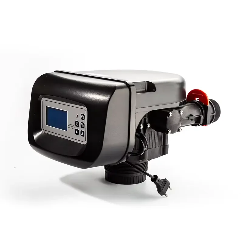 Smart LCD Multiport High Capacity Water Filter Valve Remote Control Dual Mode Time Flow 485 Communication PLC Gearbox Inlet