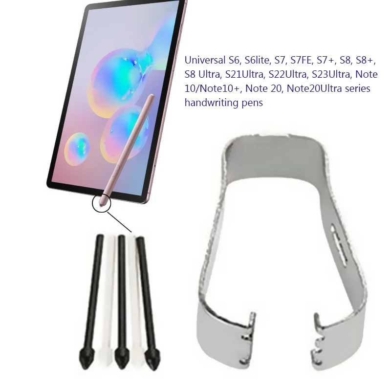

Replacement Pencil Tips for Samsung Galaxy Tab S6 S7 S21 S22 S23 Note 10 Plus 20 Ultra SPen Nibs with Removal Tweezer Refill Set