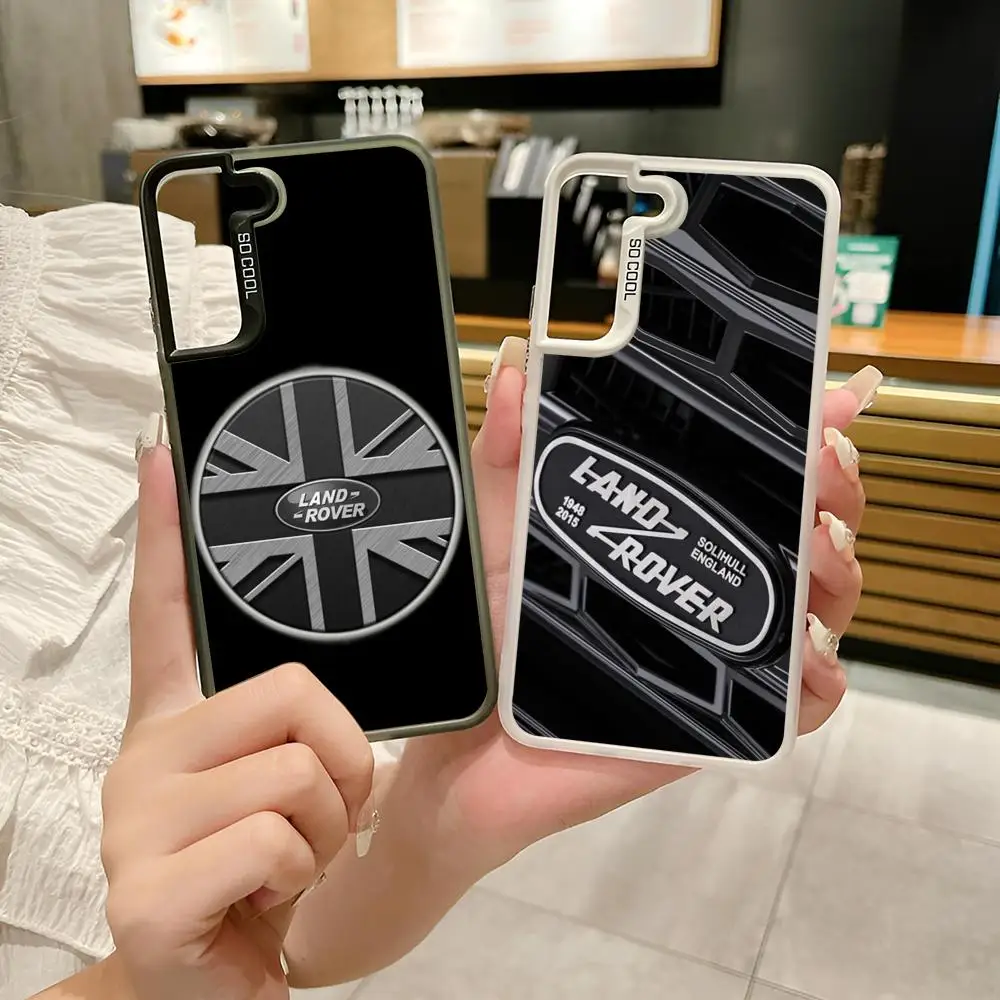 

Чехол для телефона с логотипом автомобиля L-Lands R-Rovers MAISTO, цветной серебристый чехол для Samsung Galaxy S21 S22 S23 S24 S25Note20 Ultra Plus Fe