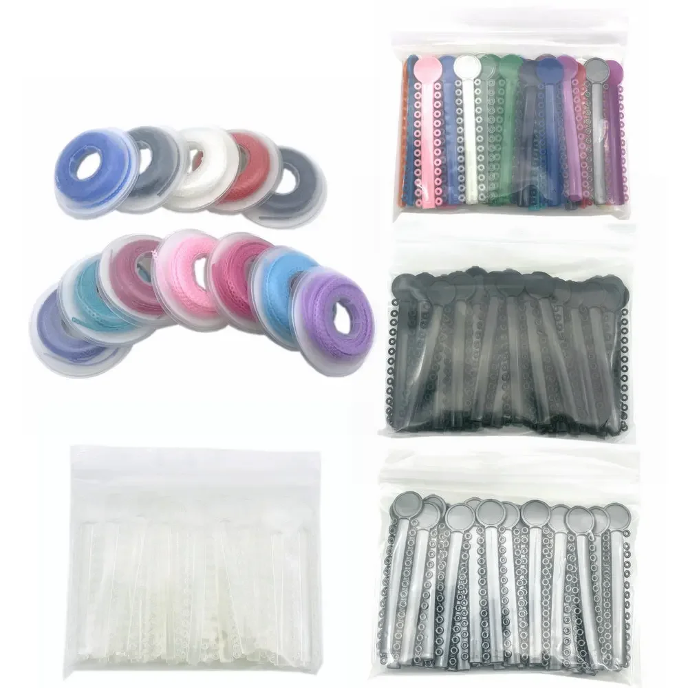 

Dental Orthodontic Ligature Ties Dental Elastic Bands for Brackets Braces Dental Ligature Tie Dental Material