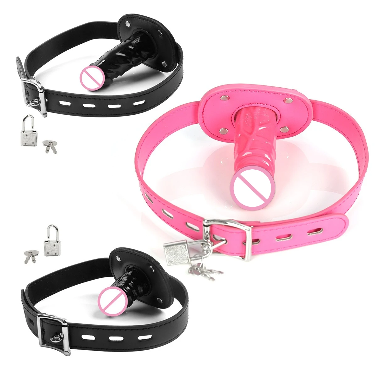 فتح الفم دسار الكمامة لعبة استثارة القضيب ألعاب الجنس عن طريق الفم للنساء الرجال Bdsm عبودية القيود ألعاب الكبار sexyshop زوجين المنتجات المثيرة #1