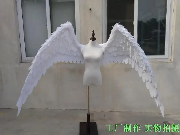 Model Adult Role Playing Party Stage Angel Feather Wings Bird Wings Props Anime Halloween Christmas Party