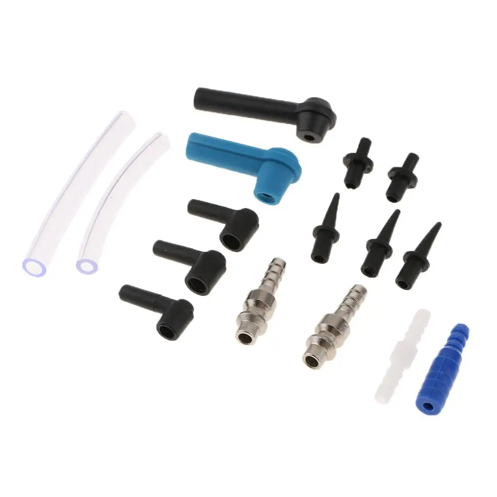 16szt Samochodowy układ hamulcowy do odpowietrzania płynu Adapter do wymiany oleju