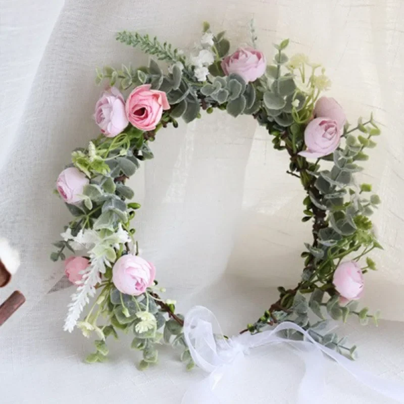 

Adjustable Flower Crown Floral Headpiece Floral Crown Wedding Festivals Photo Props