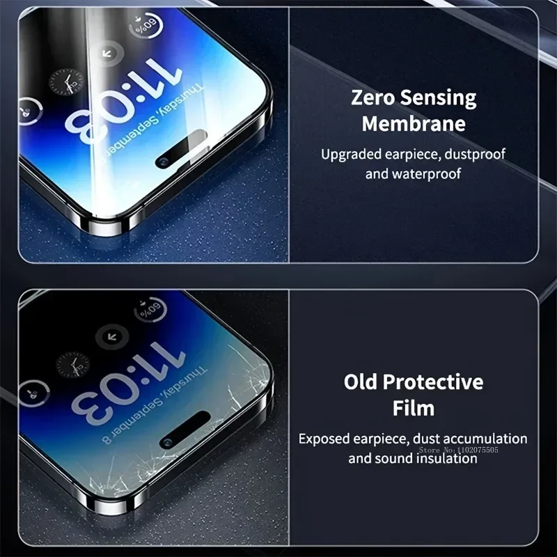 5PCS Copertura Completa Protezione Dello Schermo In Vetro Temperato Per iPhone 15 14 13 12 11 Pro Max Vetro di Protezione Per IPhoine XS XR X 8 7 Plus