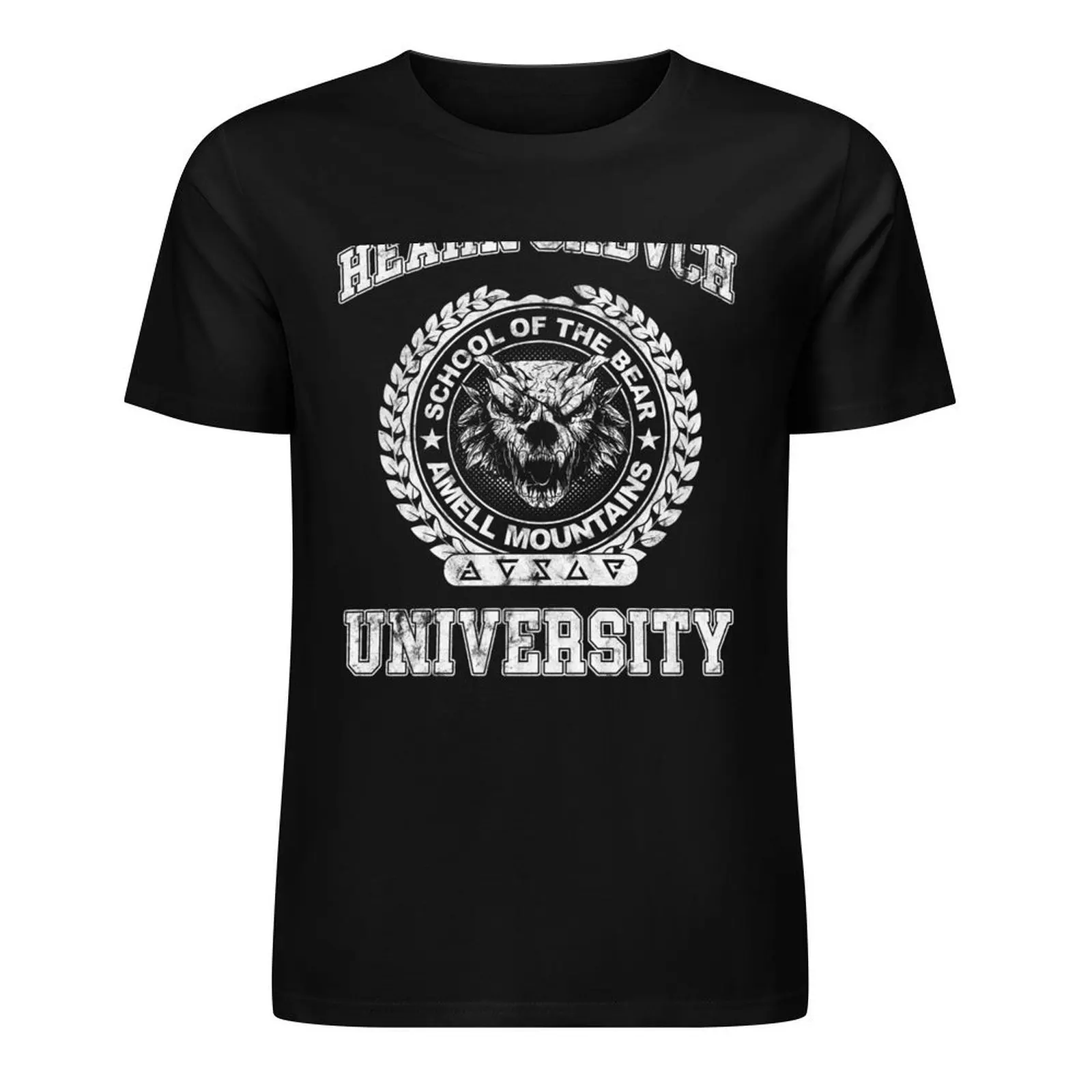 

University Bear School T-Shirt heavyweights summer tops boys whites plus size tops mens funny t shirts